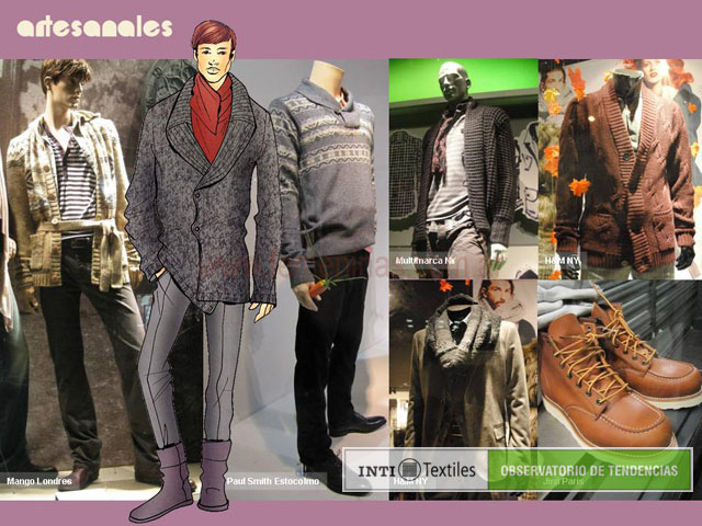 Sacos tejidos artesanalmente de moda hombre otoño invierno010